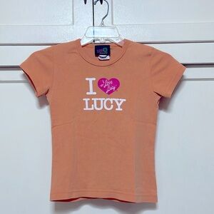 I Love Lucy Light Orange T-shirt